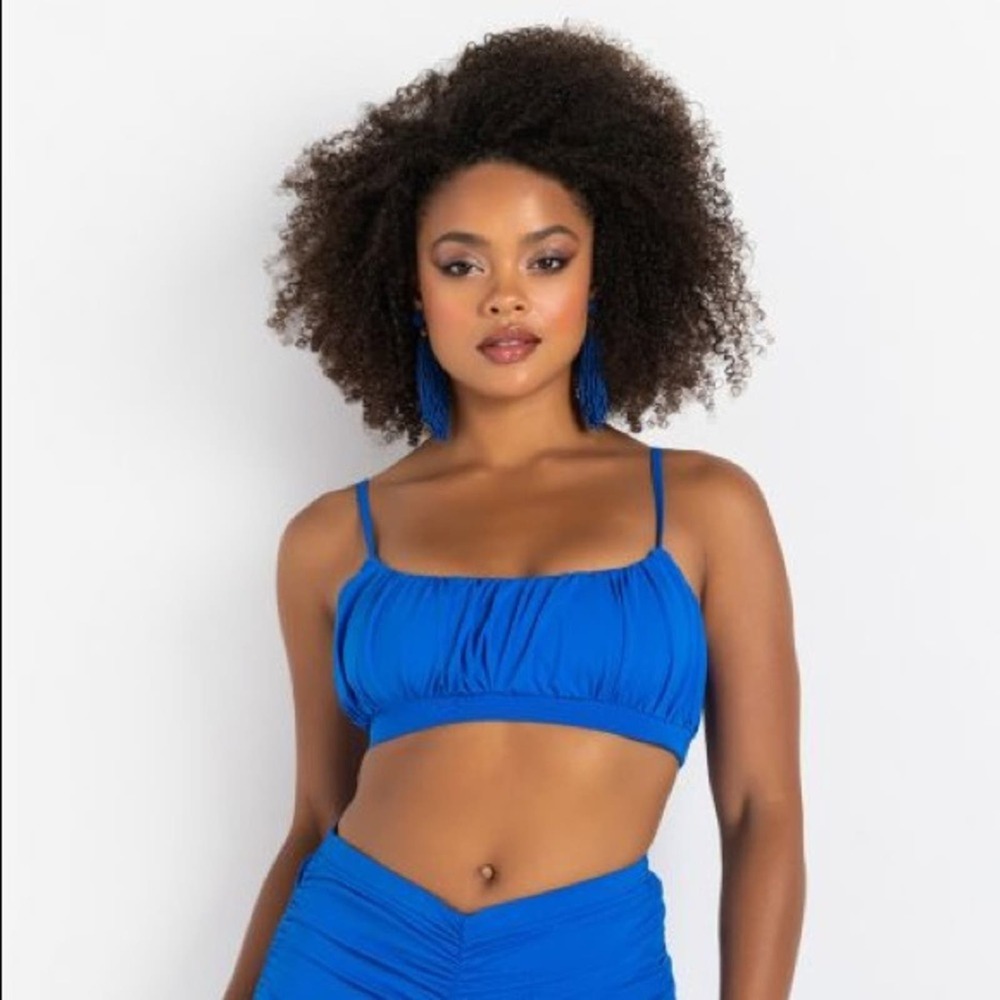 NWT Akira Just Right Ruched Bralette